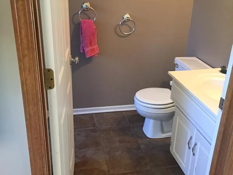 Half bath off kitchen