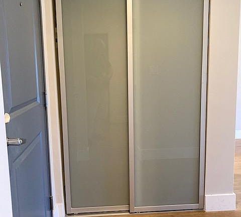Large closet in entry hall