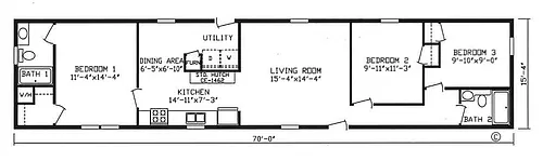 Floor plan Fairmont Cavco