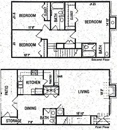 E Floor plan E Floor plan