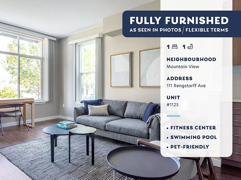 111 Rengstorff Ave, Apt #1125, Mountain View