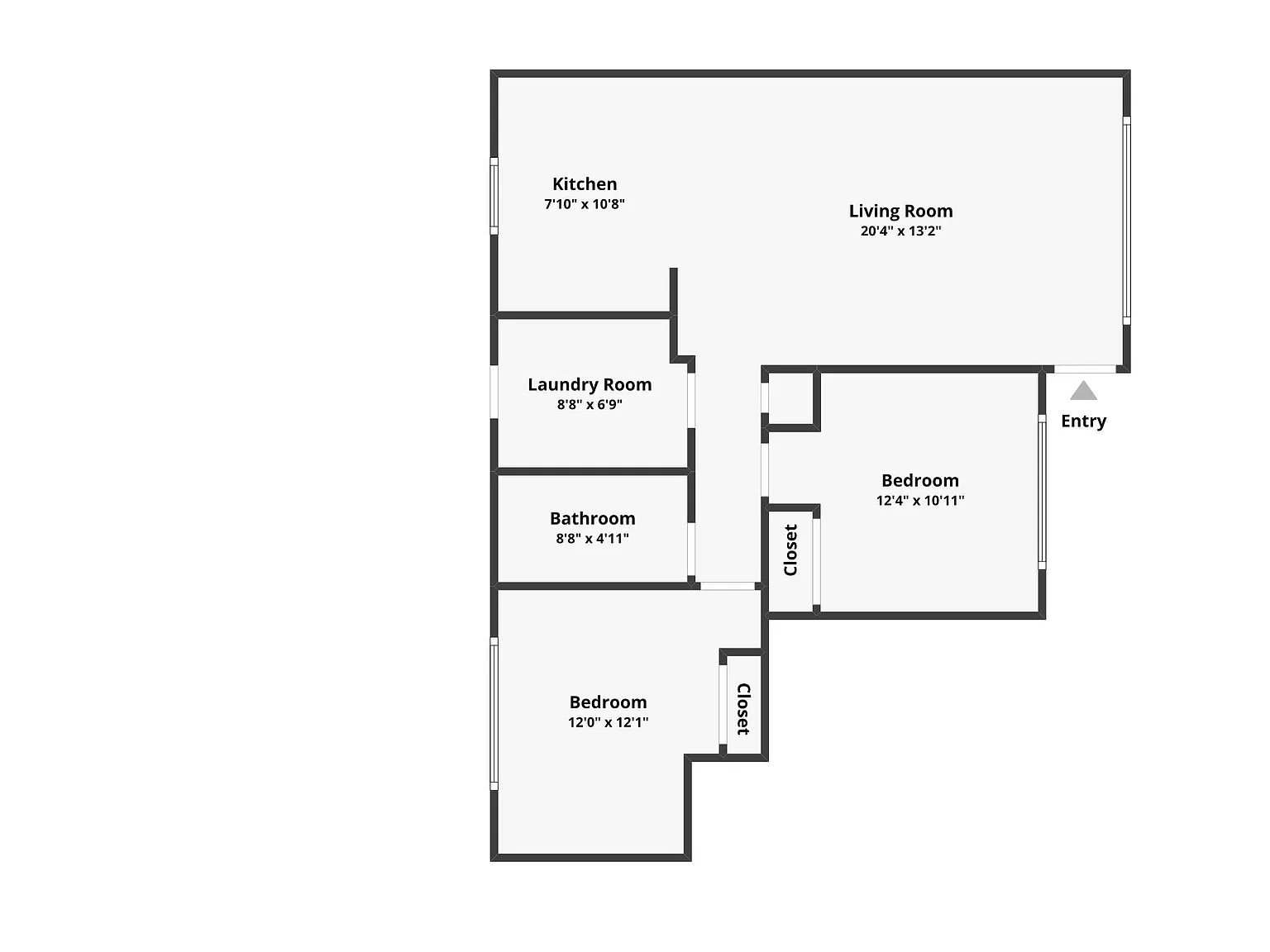 2 bed, 1.0 bath, 836 sqft, $1,650 — Photo 3