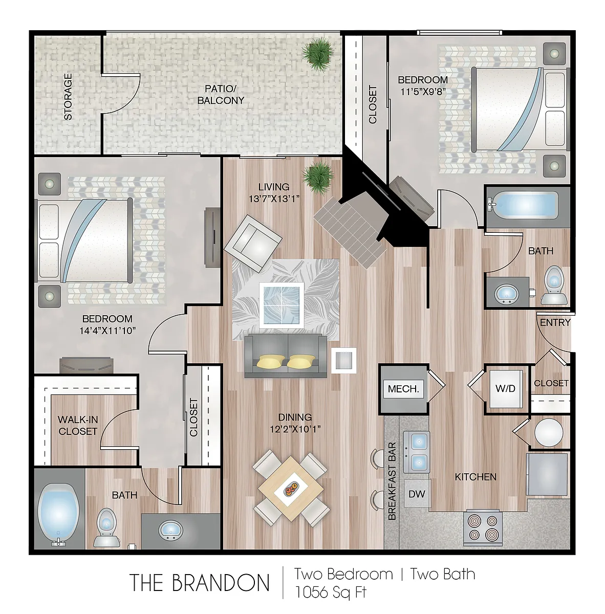 Floor plan The Brandon