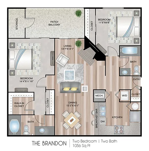 Floor plan The Brandon