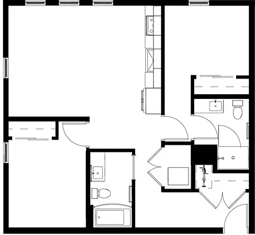 Floor plan 2x2A