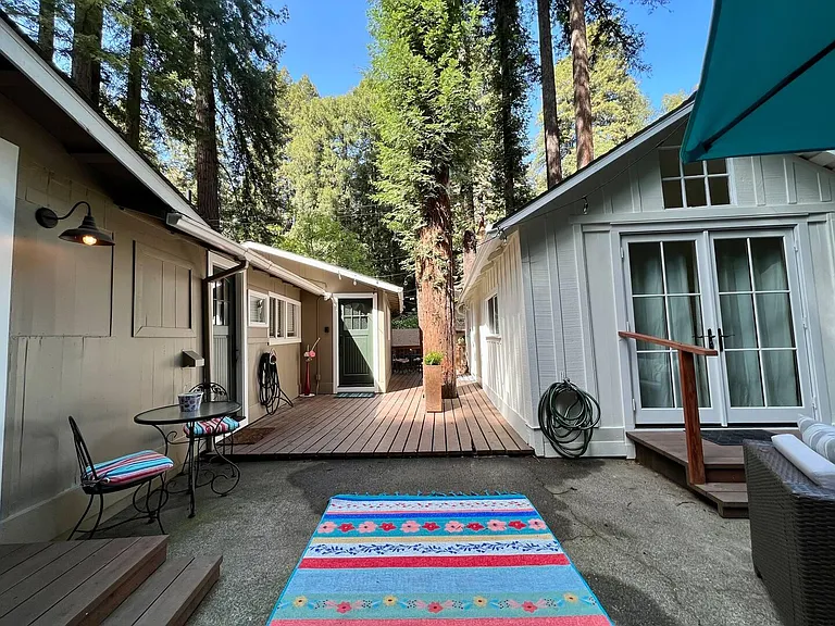 patio toward deck