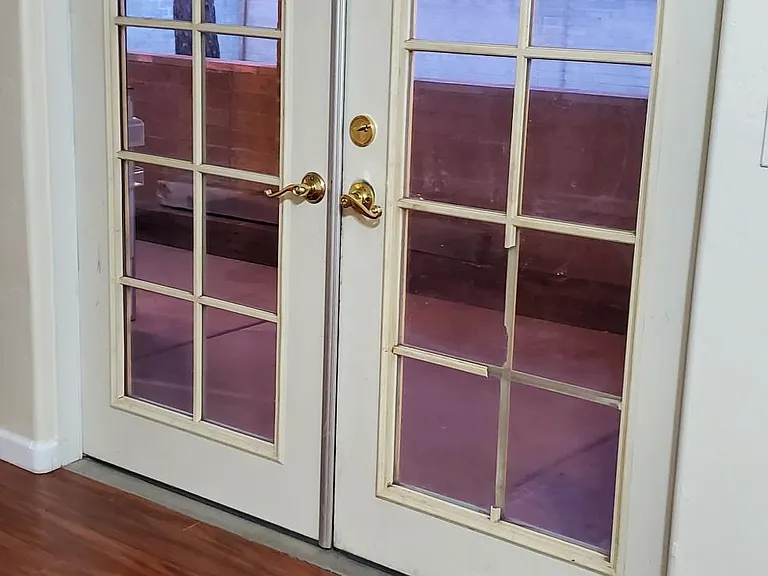 Private entry door