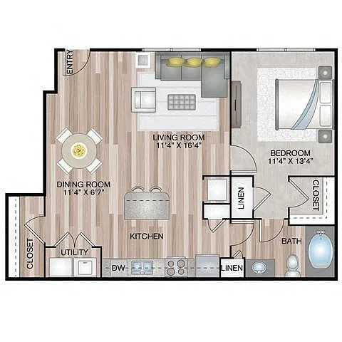 Floor plan Crown Point