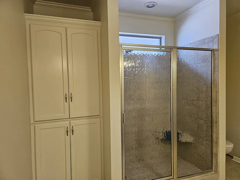 Master Bath: 2nd 8ft. built-in custom cabinet