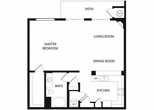 Floor plan S1 Studio
