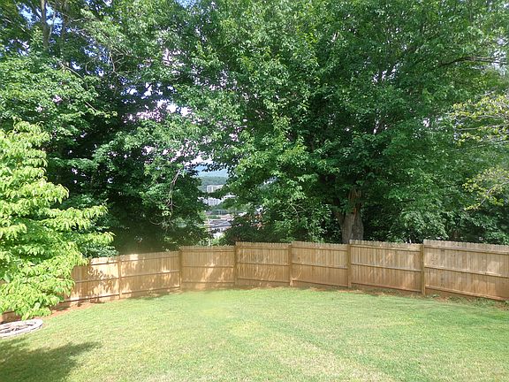 Private fenced yard