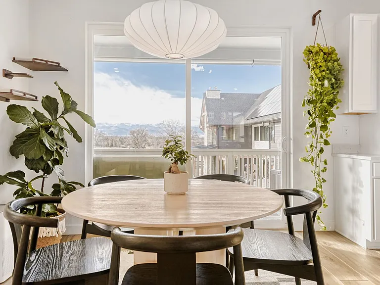 View out from dining room
