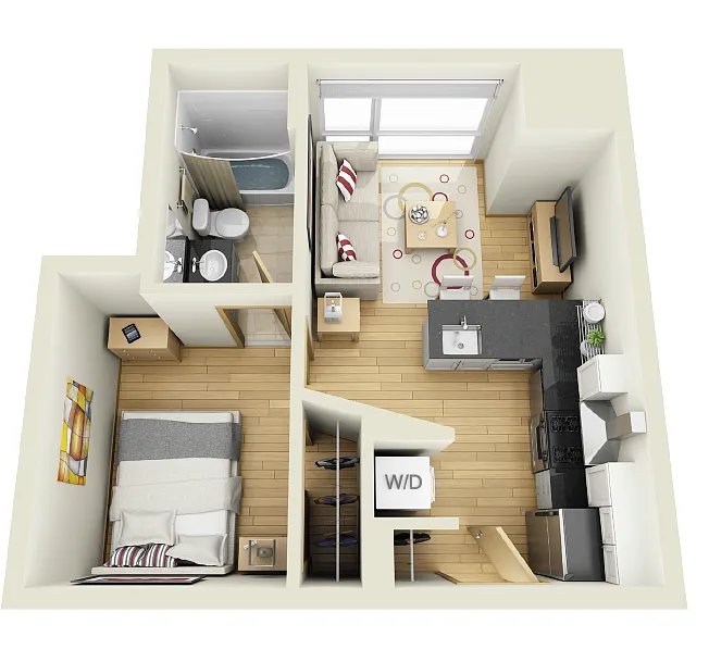 Floor plan NoLo West - A1