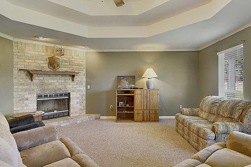 Living Room floor is now 100% wood floor; no more carpet