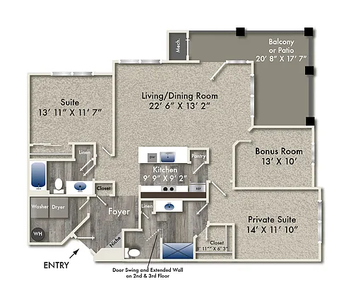 Floor plan Marlowe