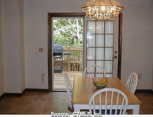 Dining Room & Deck View