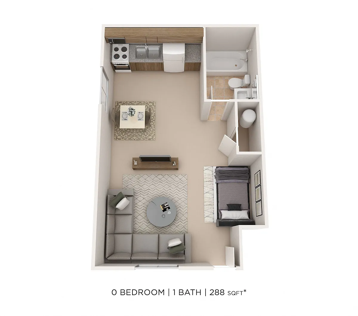 Floor plan Studio