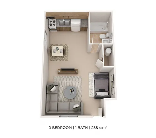 Floor plan Studio