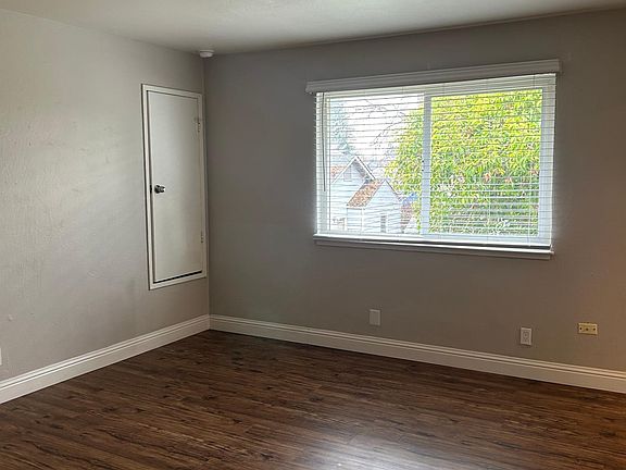 Living room with coat closet