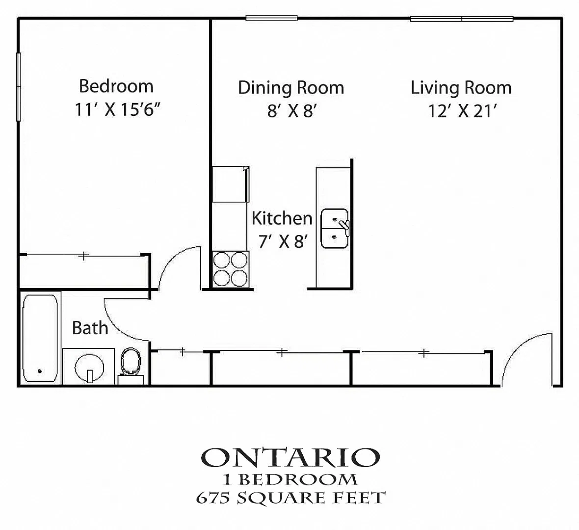Floor plan Ontario