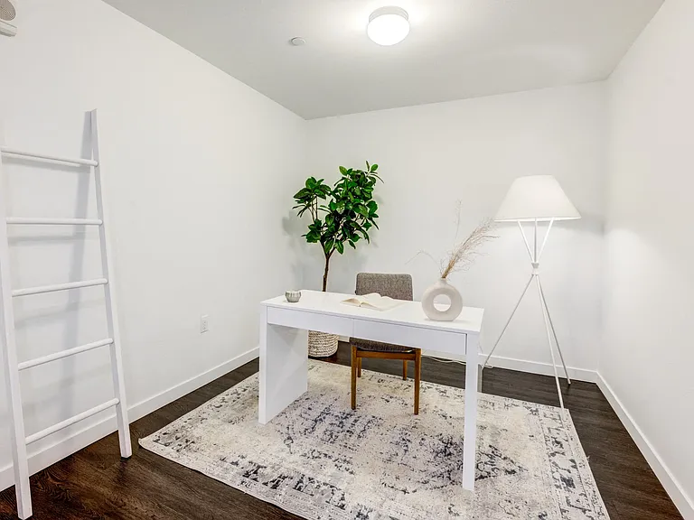 Work from home in your flex space, available in select homes.
