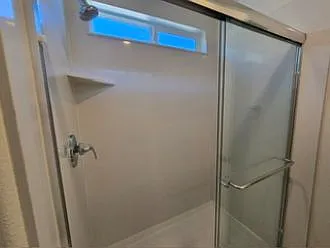 Master shower