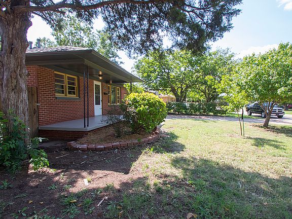 Side view of front porch