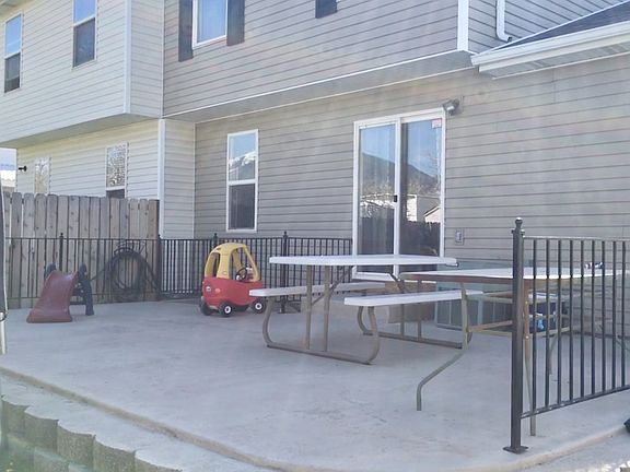 Spacious patio