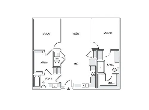 Floor plan B1d
