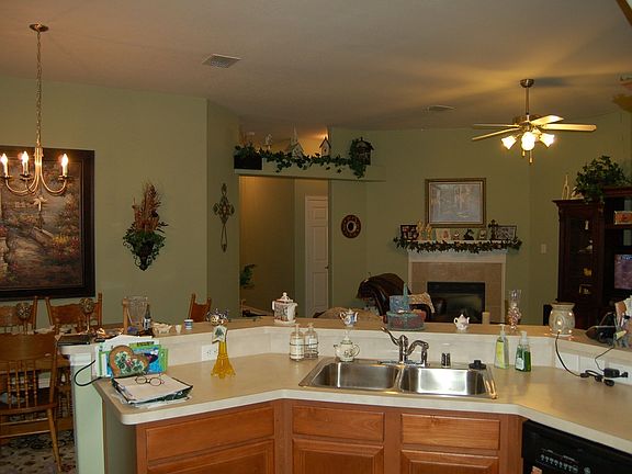 view from kitchen