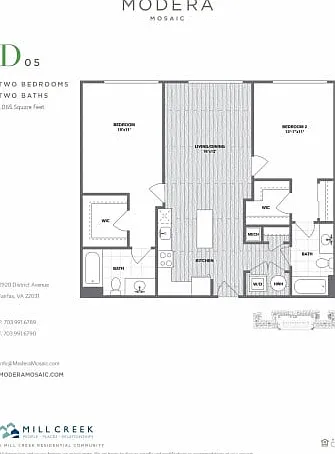 D05 - Two Bedroom Two Bath D05 - Two Bedroom Two Bath
