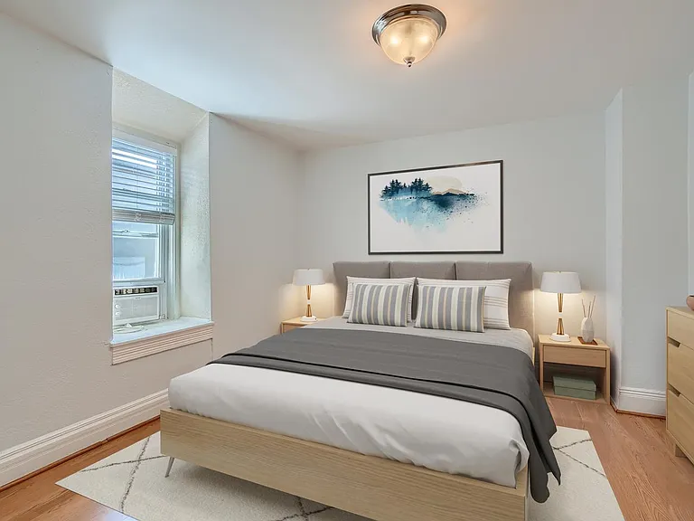 Bedroom 2. This image shows a virtually furnished space. Bedrooms come unfurnished.