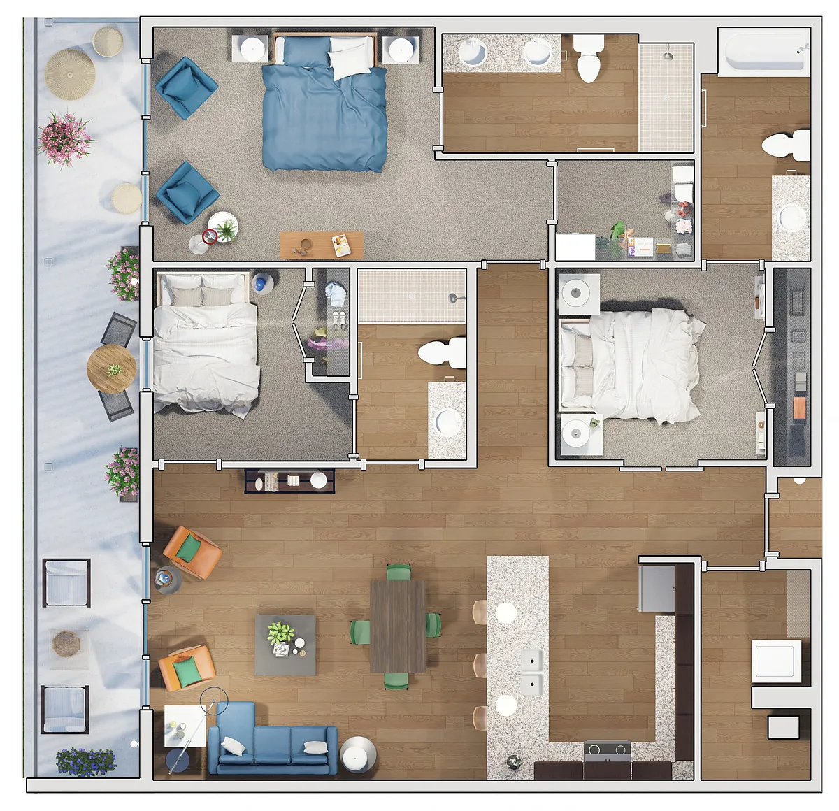 Floor plan 3 C3-A