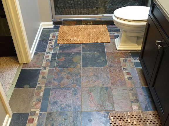 Slate Floor - Master BR