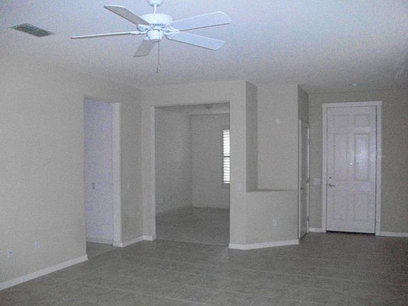 Family room with designer tile