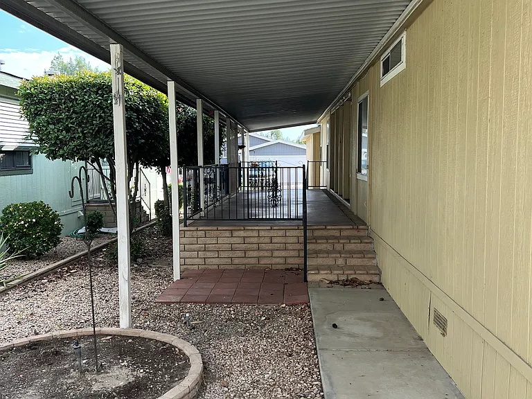 Patio Entry from Greenbelt