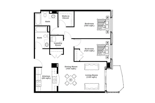 Floor plan 706