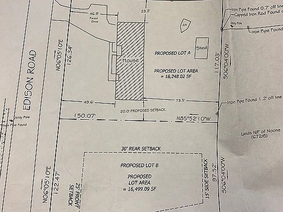 Lot B being offered here.