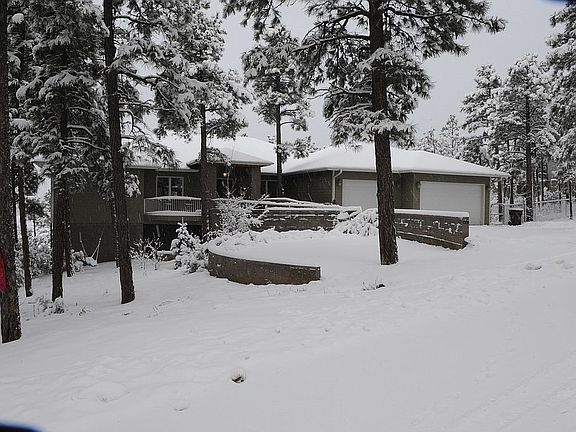 Street view with snow