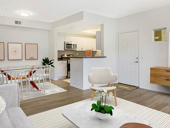 Kitchen and Dining Room with Hard Surface Flooring