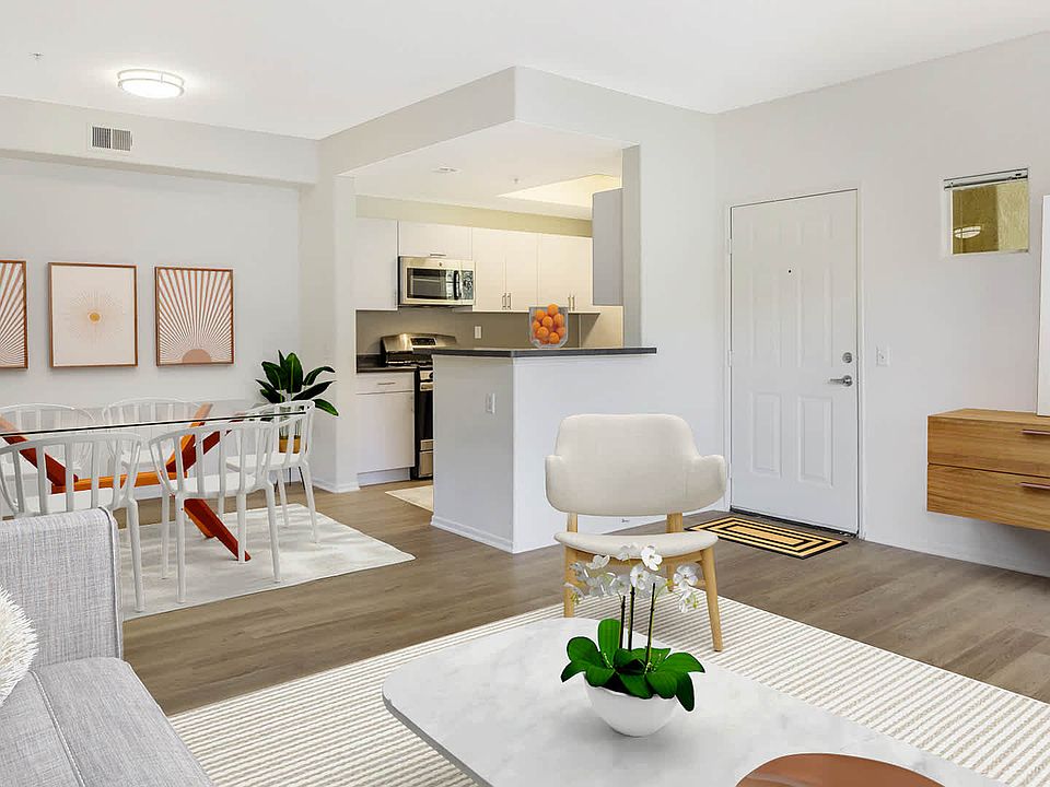 Kitchen and Dining Room with Hard Surface Flooring
