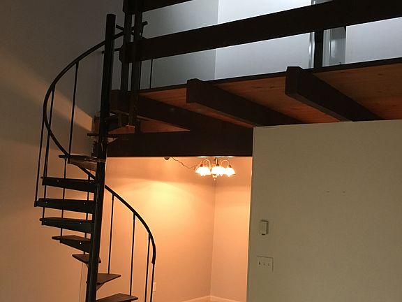staircase to large loft