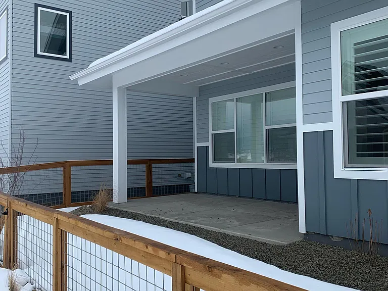 Covered patio
