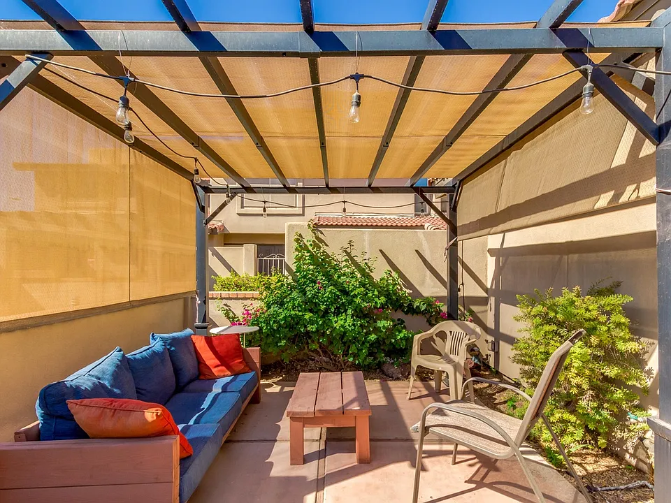 Back patio (Some furniture not included)