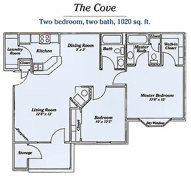 Floor plan The Cove