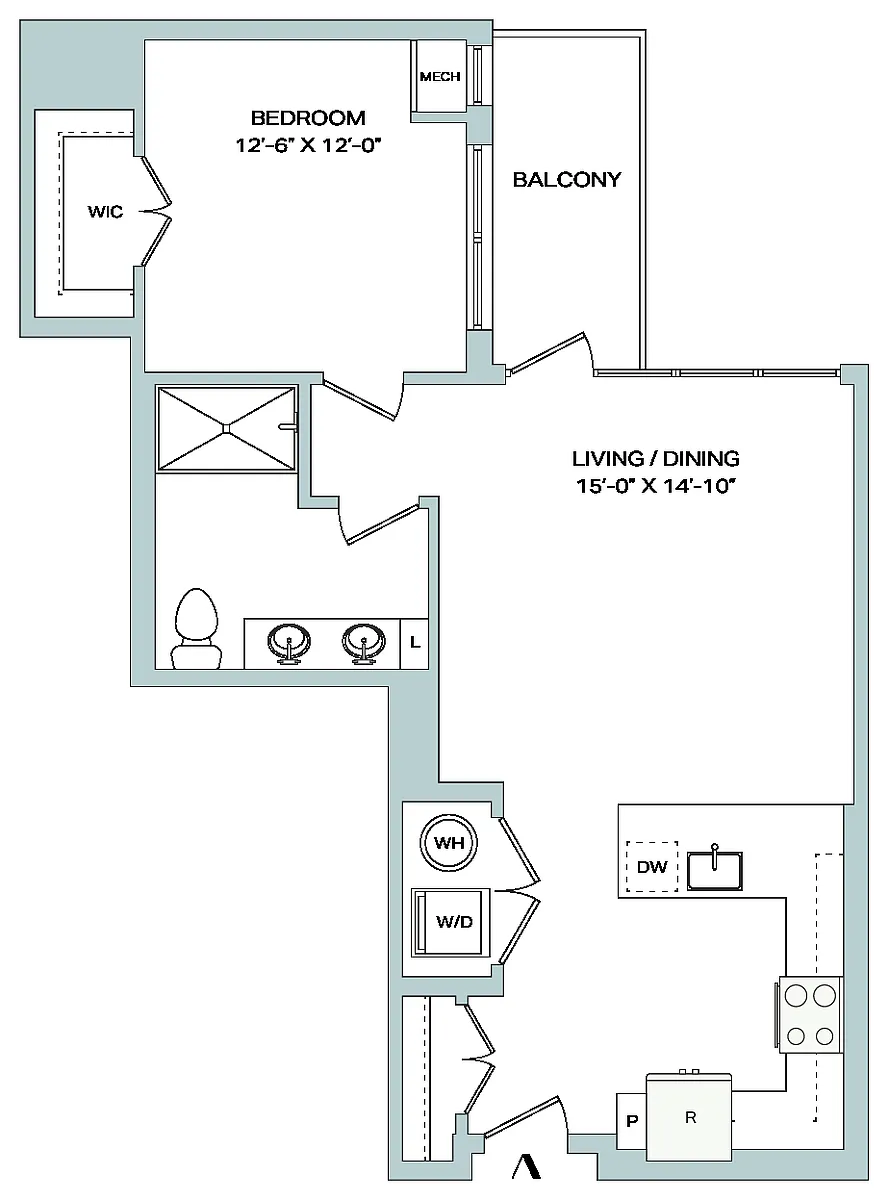 Floor plan A13