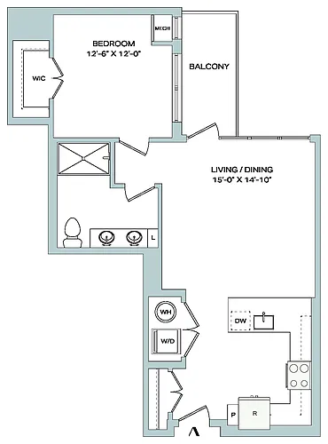 Floor plan A13