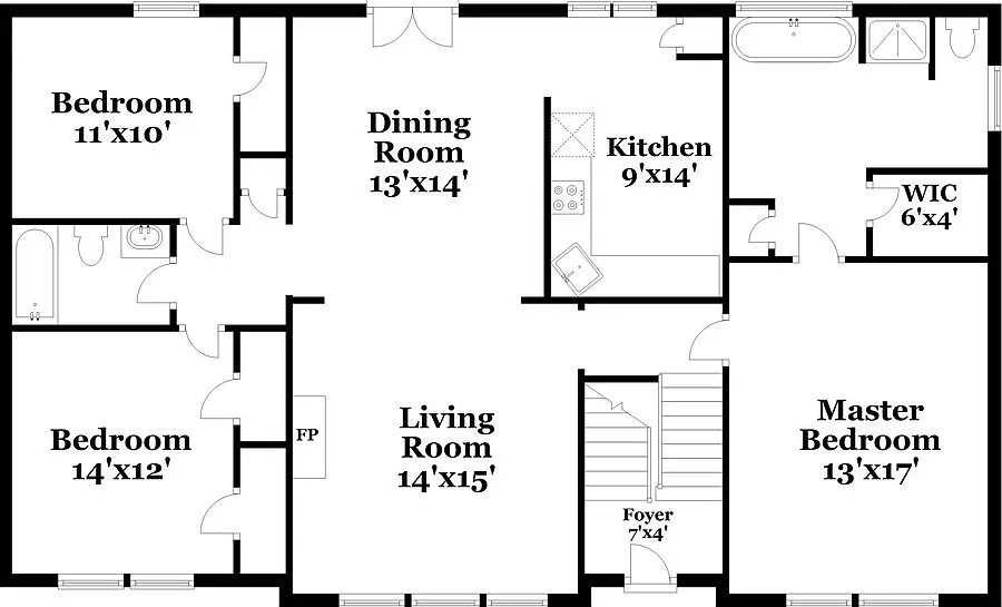3 bed, 3.0 bath, 1952 sqft, $3,270 — Photo 3