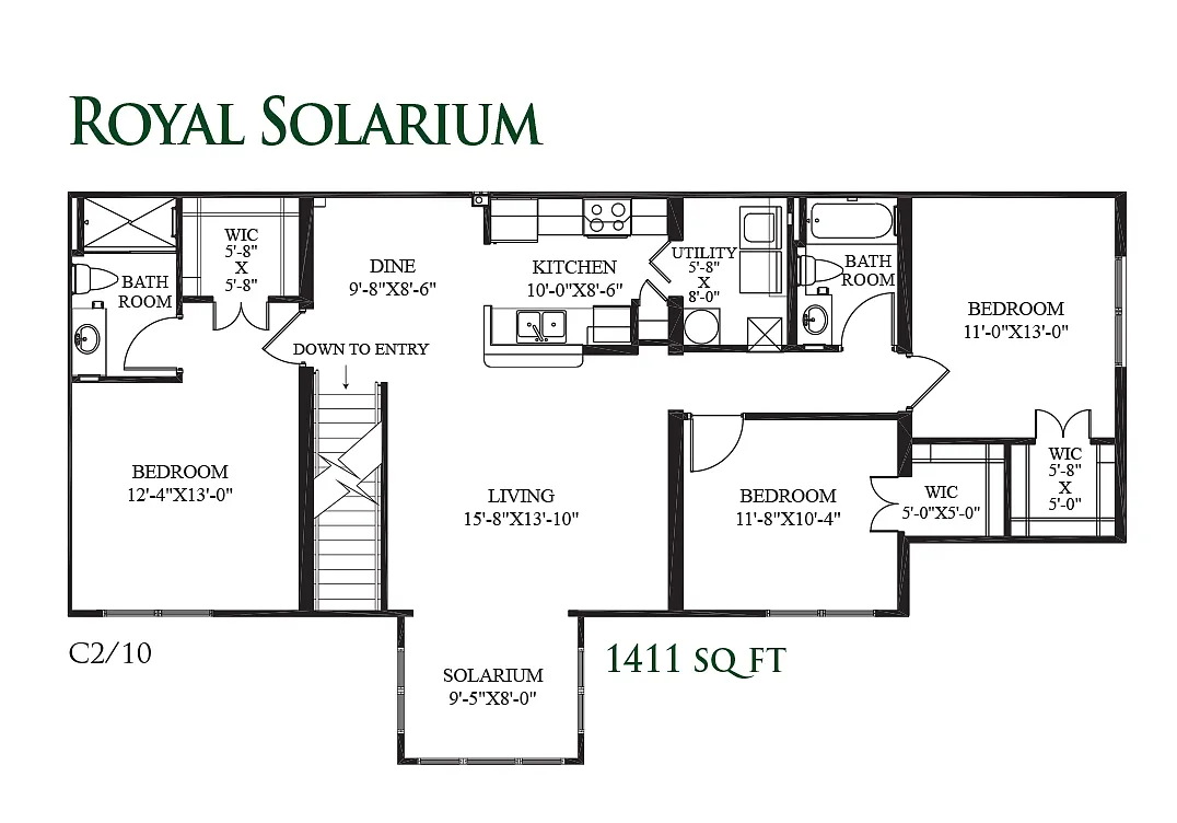 Floor plan Royal Solarium