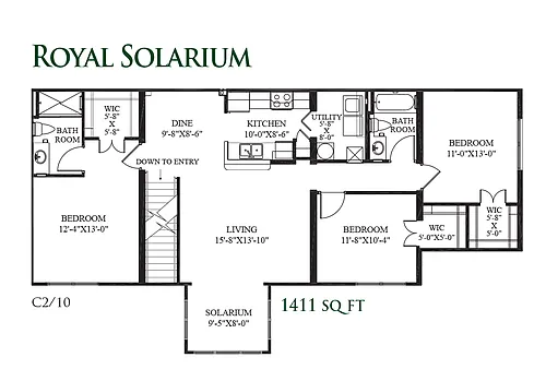 Floor plan Royal Solarium